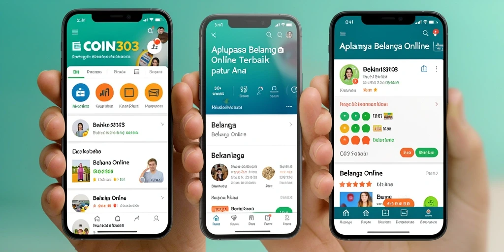 Tampilan antarmuka COIN303 yang modern dan menarik.
