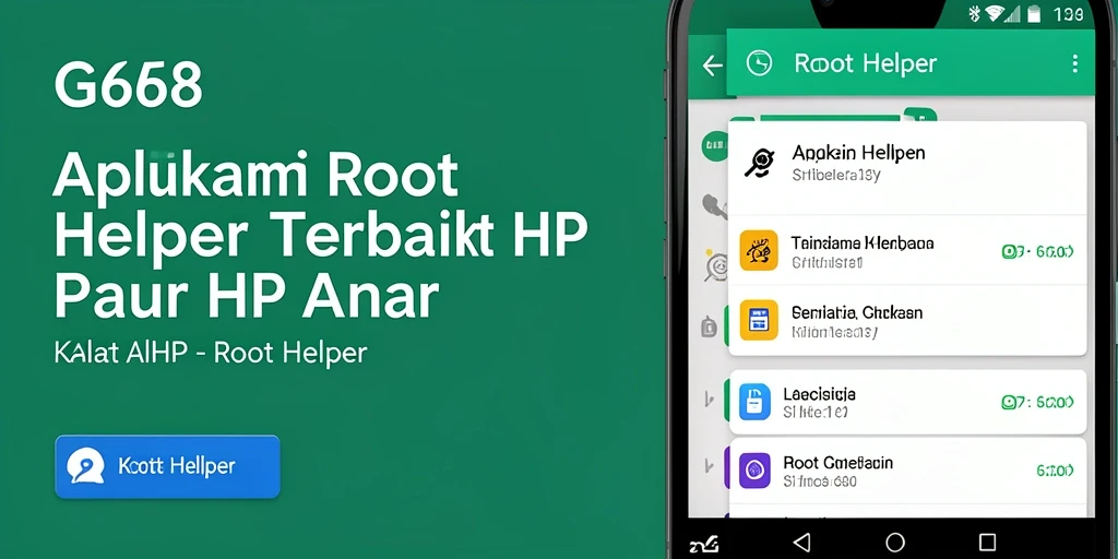 Antarmuka G668 yang sederhana dan mudah digunakan untuk rooting.