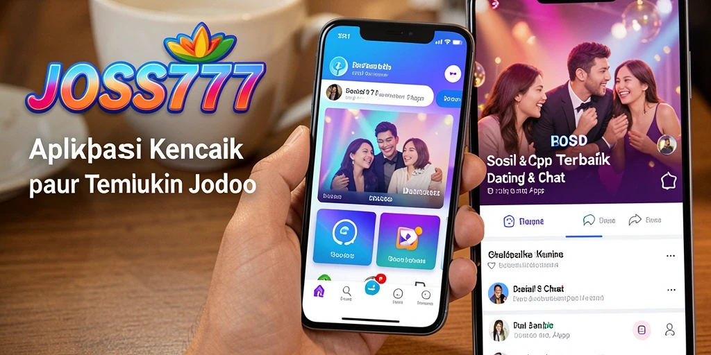 Antarmuka utama JOSS777 yang ramah pengguna untuk kencan online.