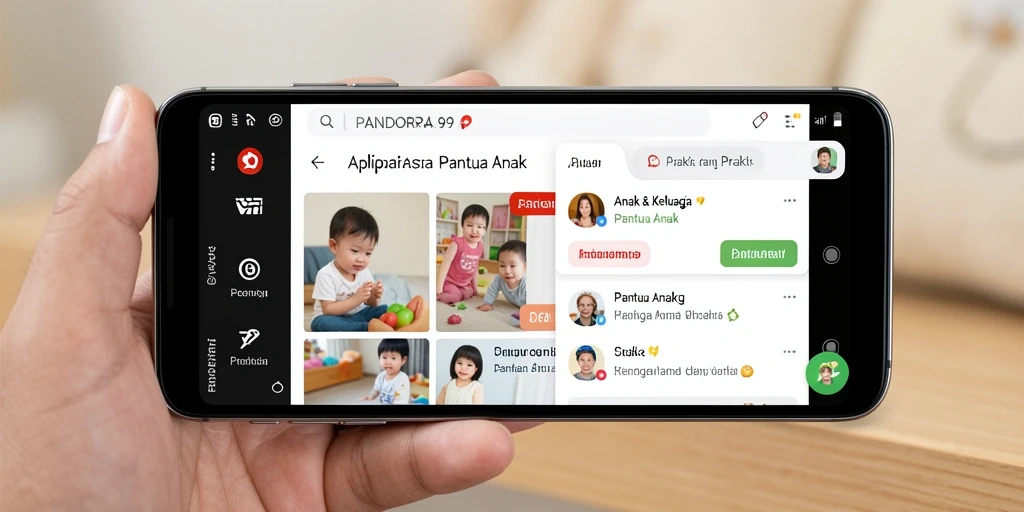 Antarmuka PANDORA99 yang user-friendly untuk Pantau Anak.