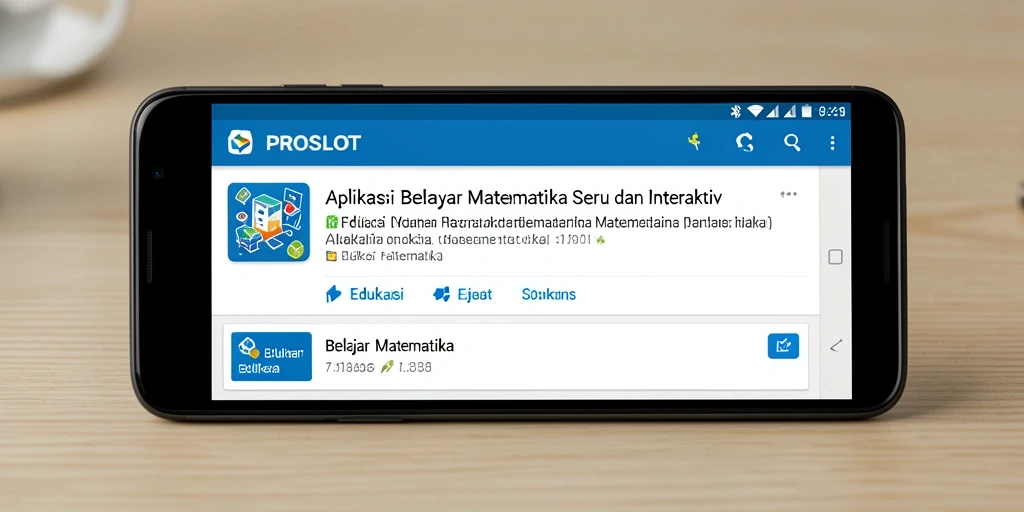 Tampilan antarmuka PROSLOT yang menarik dan interaktif.
